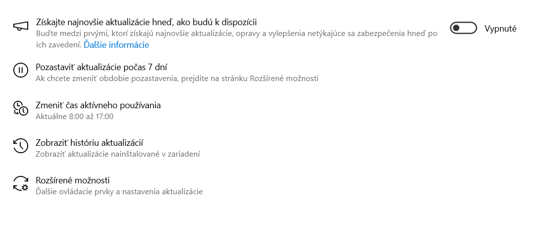 historia aktualizacii